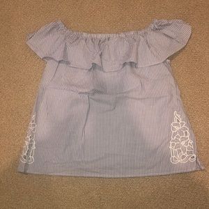 Off-the shoulder blouse